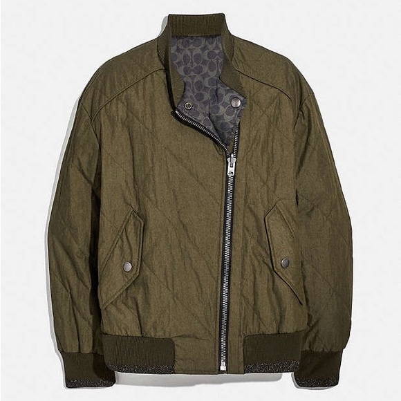 Coach Reversible Bomber Jacket - Picture 1 of 15